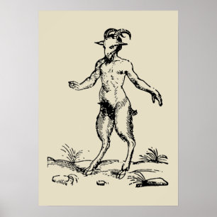 Aegopithecus, Pan, Djävulen Poster