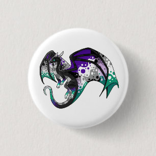 Aegosexuellt Pride Dragon Knapp