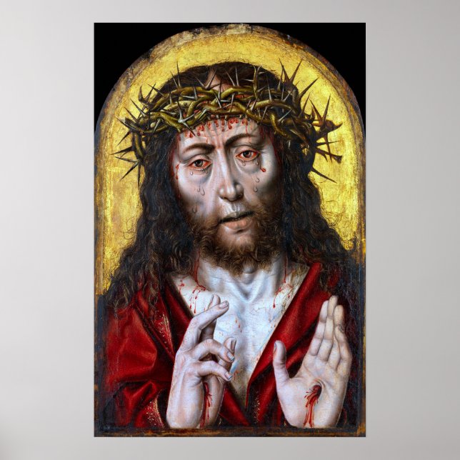 Aelbert Bouts Man of Sorrows Poster (Framsidan)