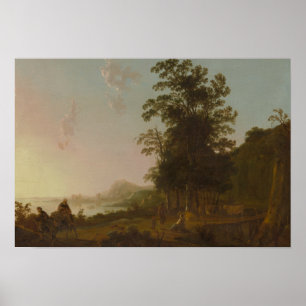 Aelbert Cuyp - Liggande med flygningen in i Egypte Poster