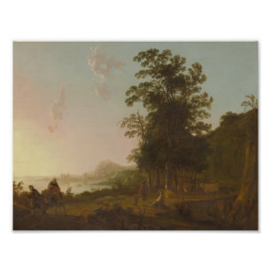 Aelbert Cuyp - Liggande med flygplanet in i Egypte Fototryck