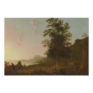 Aelbert Cuyp - Liggande med flygplanet in i Egypte Fototryck