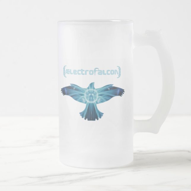 AElectrofalcon logotyp Frostat Ölglas (Höger)