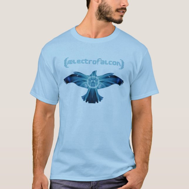AElectrofalcon logotyp T Shirt (Framsida)