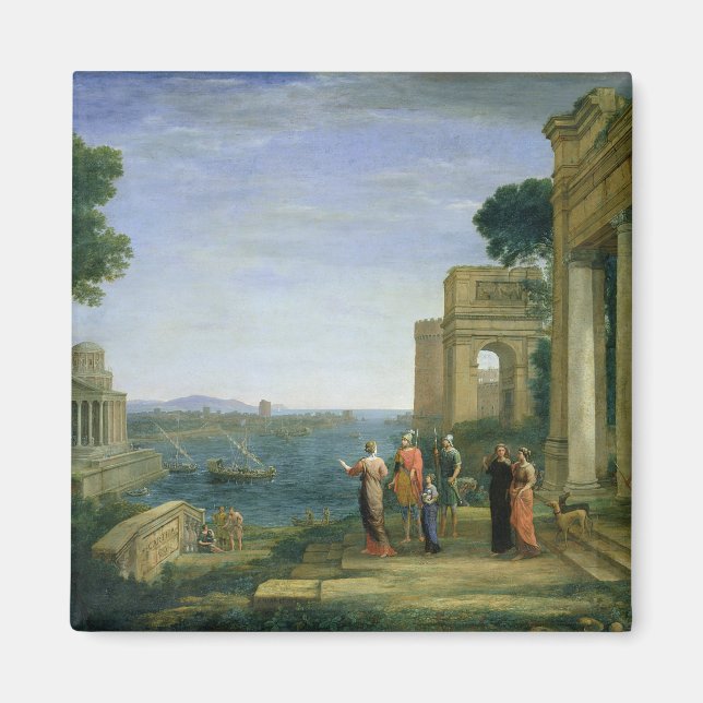 Aeneas and Dido in Carthage, 1675 Magnet (Framsidan)