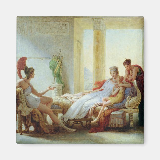 Aeneas berättar om katastrofen i Troy Magnet (Framsidan)