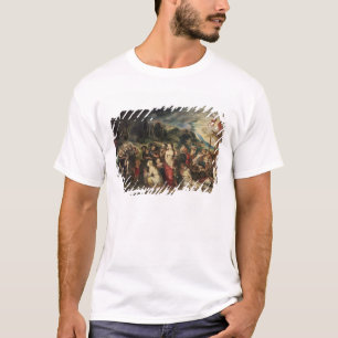 Aeneas förbereder sig att leda trojansna in i exi t-shirt