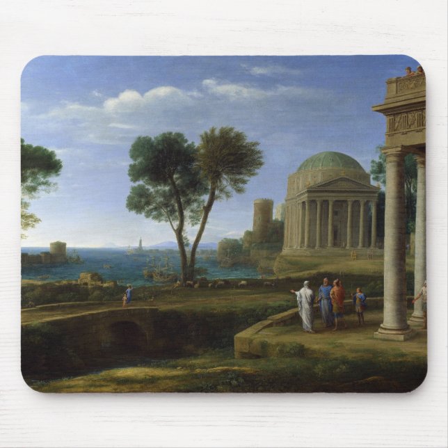 Aeneas i Delos av Claude Lorrain Musmatta (Framsidan)