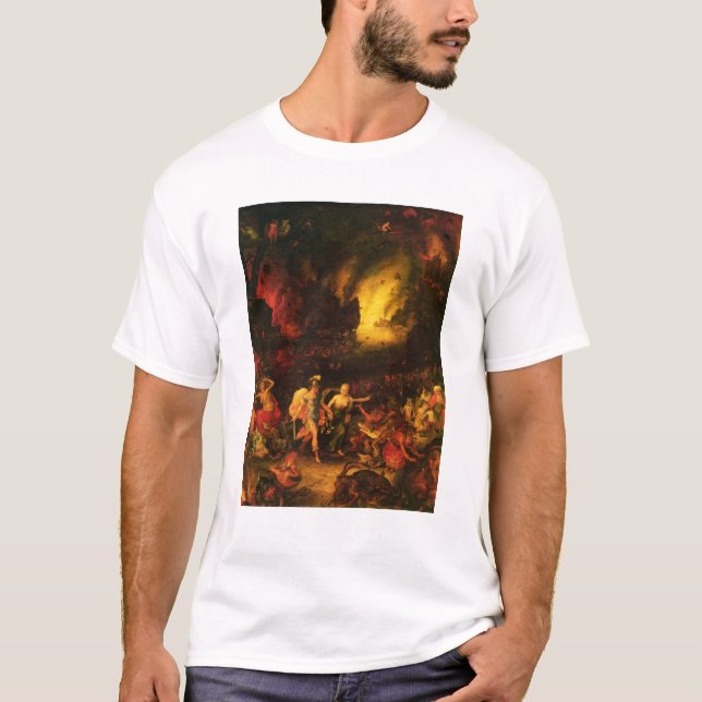 Aeneas i Hades Tee Shirt (Framsida)