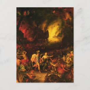 Aeneas i Hades Vykort