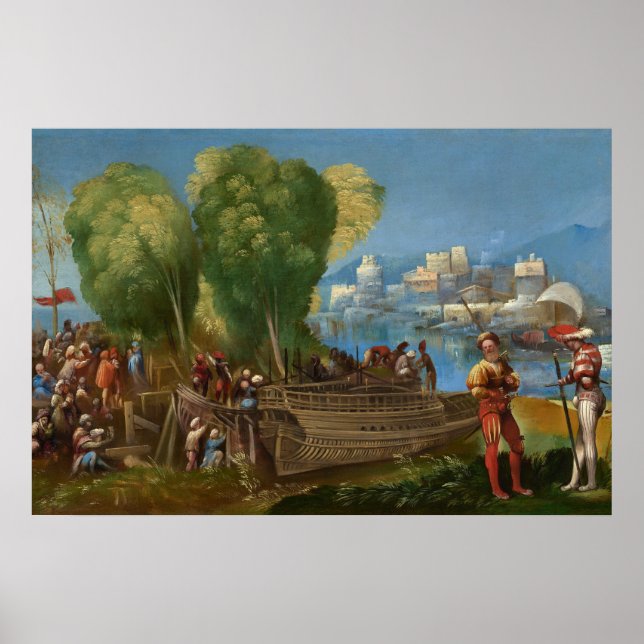 Aeneas och Achates - Dosso Dossi Fina konstaffisch Poster (Framsidan)