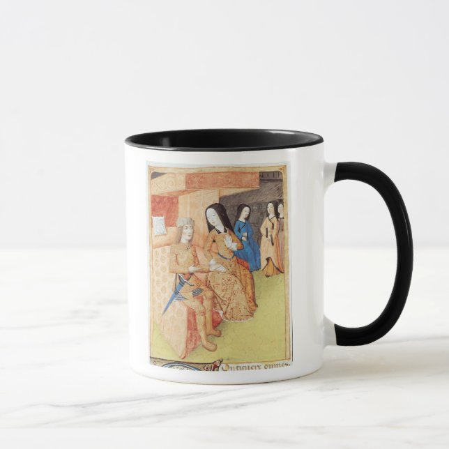 Aeneas och Dido, från arbetena av Virgil Mugg (Höger)