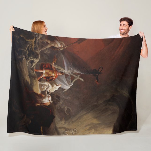 Aeneas och Sibyl Old Masters Reproduction Fleecefilt (På plats)