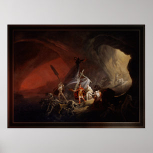 Aeneas och Sibyl Old Masters Reproduction Poster