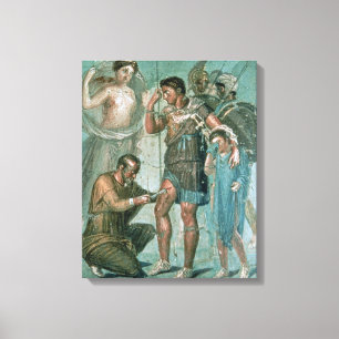 Aeneas sårade, från Pompeii Canvastryck