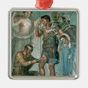 Aeneas sårade, från Pompeii Julgransprydnad Metall