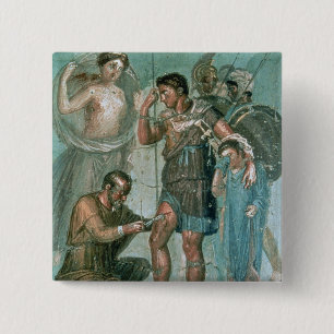 Aeneas sårade, från Pompeii Knapp