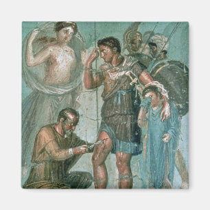 Aeneas sårade, från Pompeii Magnet