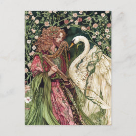 Aengus celtic God of Kärlek and Beauty Vykort