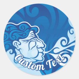 Aeolus Runt Klistermärke