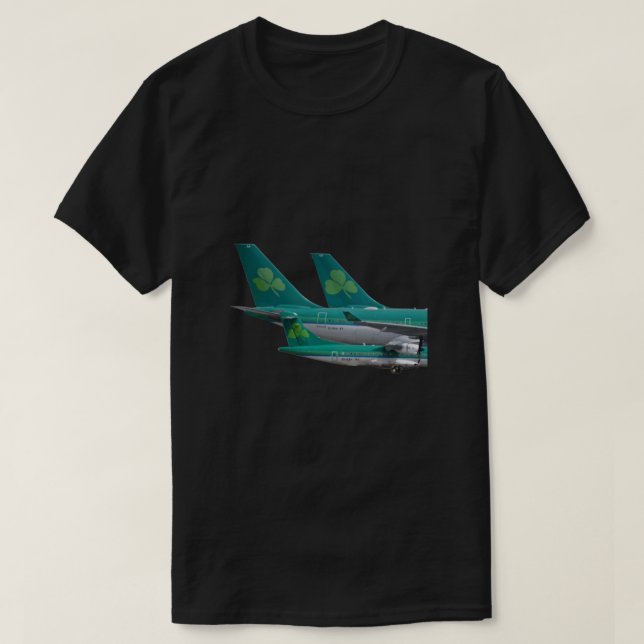 Aer Lingus tail Classic T Shirt (Design framsida)