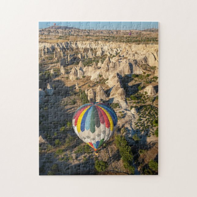 Aeralvy över Luftballonger, Cappadocia Pussel (Vertikal)