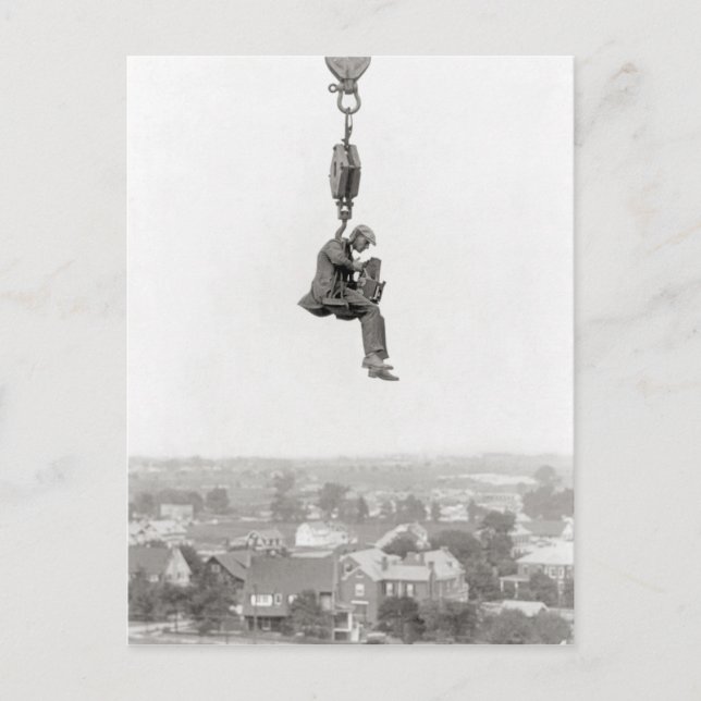 Aerenfotograf, 1925 vykort (Framsida)