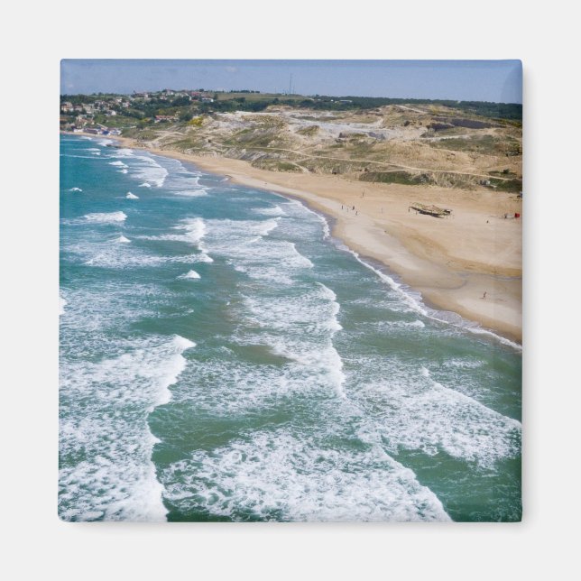 Aererisikt över Svarta havet kusten i Istanbul. Magnet (Framsidan)