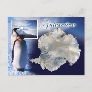 Aererivy över Antarctica Vykort
