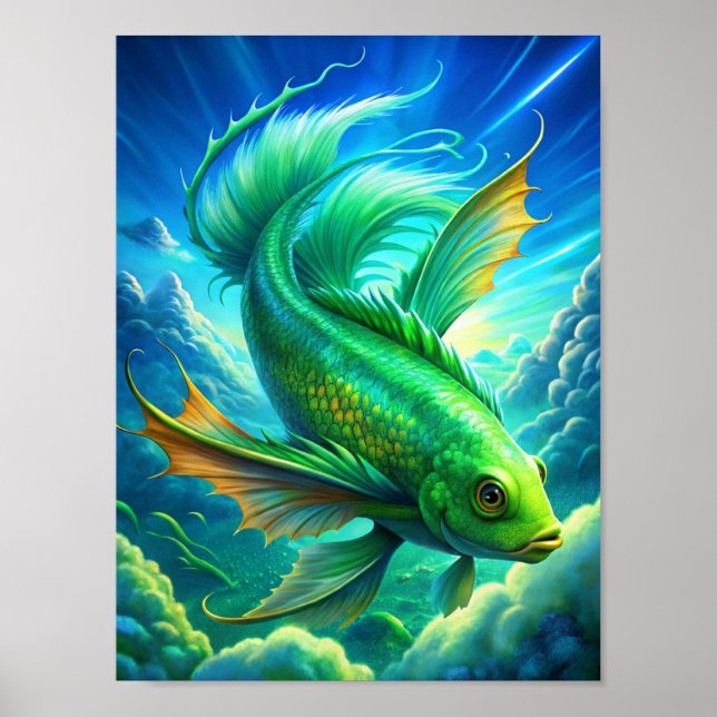 ’Aerial Aquatics’ Poster (Framsidan)