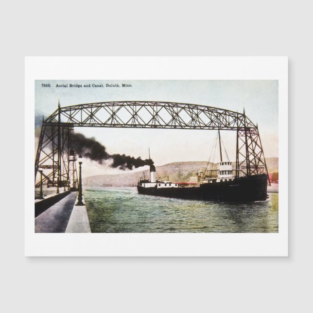 Aerial Bridge and Canal, Duluth, Minn. (Framsida)