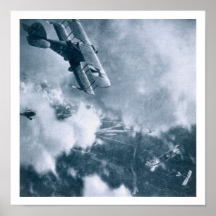 Aerial Combat on the Western Front, Världskrig 1. Poster