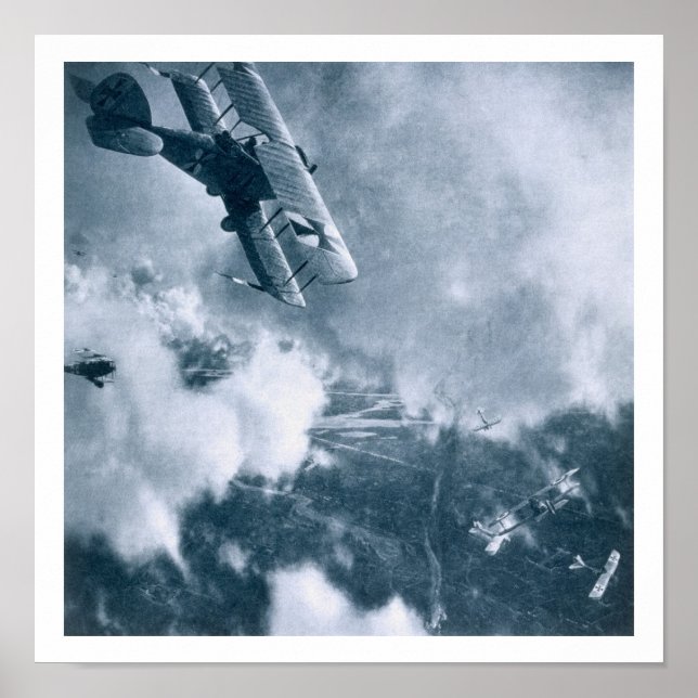 Aerial Combat on the Western Front, Världskrig 1. Poster (Framsidan)