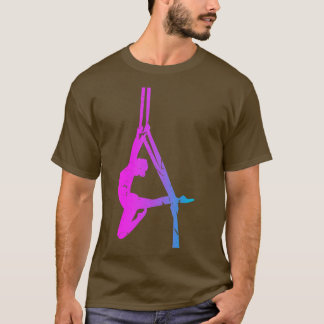 Aerial Dancer Silhouette Aerial Silke Yoga T Shirt