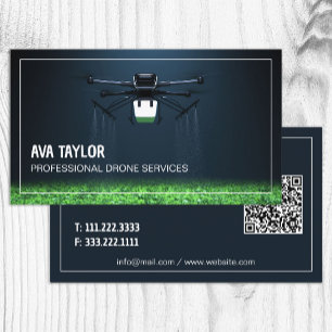 Aerial Drone UAV-Anpassningsbar QR Visitkort