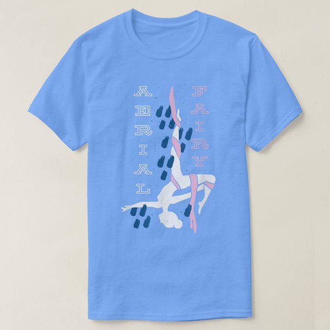 Aerial Fairy Silke Ropes Dancer Design T Shirt (Design framsida)