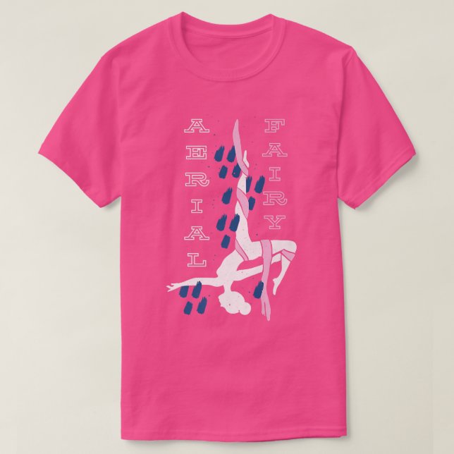Aerial Fairy Silke Ropes Dancer DesignT-Shirt T Shirt (Design framsida)