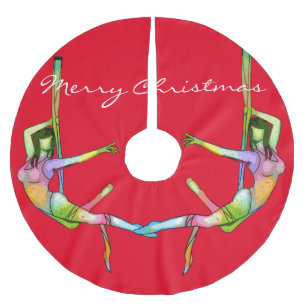 Aerial Fitness Yoga Thunder_Cove Julgransmatta Borstad Polyester