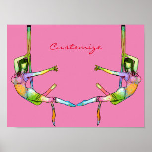 Aerial Fitness Yoga Thunder_Cove Poster