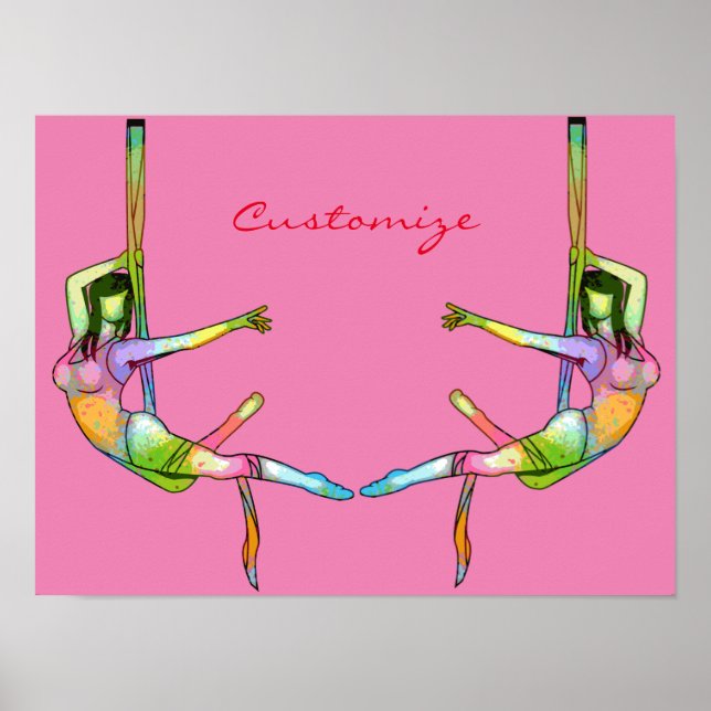 Aerial Fitness Yoga Thunder_Cove Poster (Framsidan)