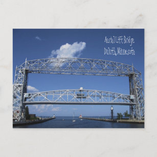 Aerial Hiss Bridge/Duluth, Minnesota Vykort