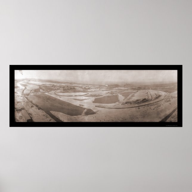 Aerial Indiana Steel Photo 1908 Poster (Framsidan)