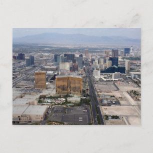 Aerial Las Vegas Strip 2009 Photo Postcards Vykort