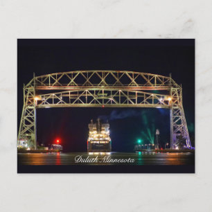 Aerial Lift Bridge och Algoma Transport Vykort