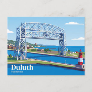 Aerial Lift Bridge USA Vykort