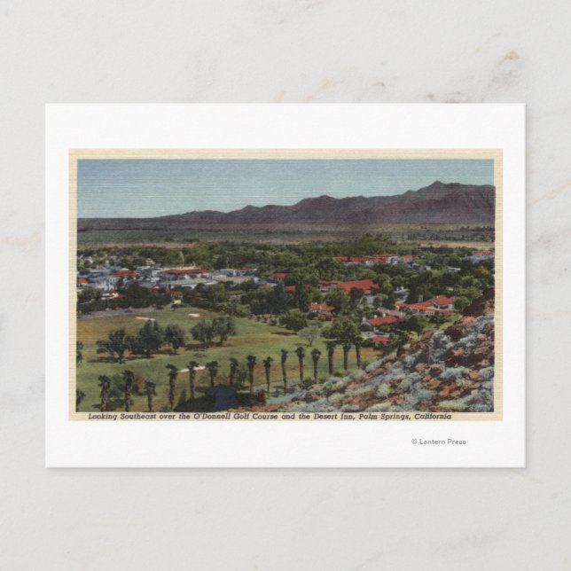 Aerial of O'Donnell Golf Course Vykort (Framsida)