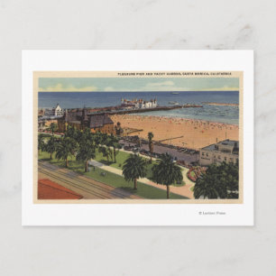 Aerial of Pleasure Pier & Yacht Harbour Vykort