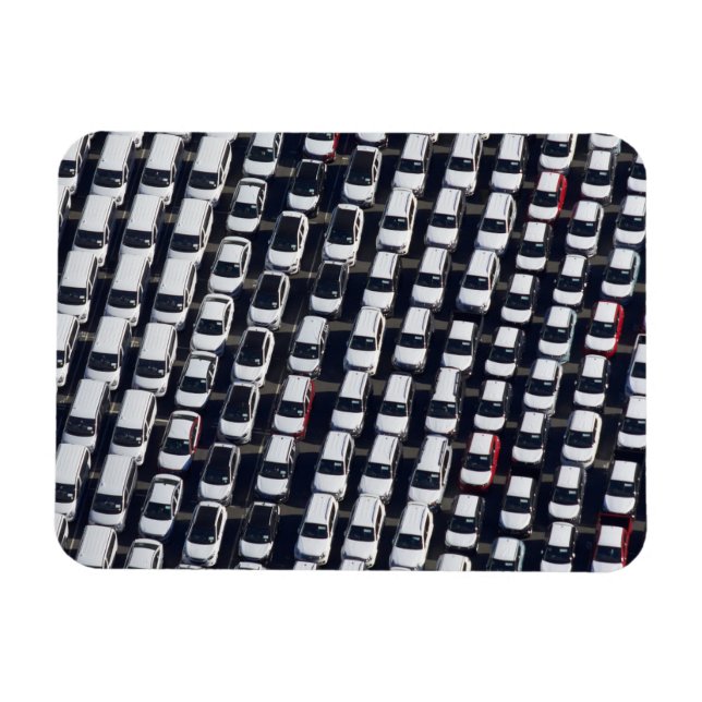Aerial över Car Lot Magnet (Horisontell)