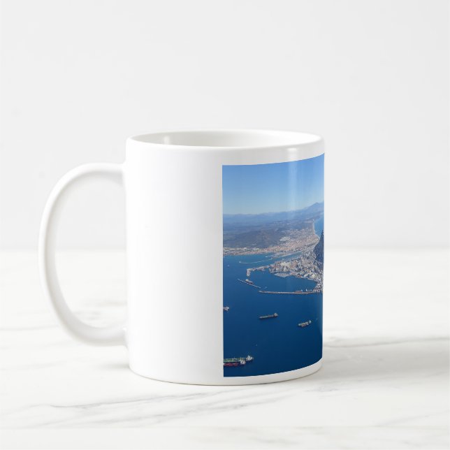 Aerial Photo of Gibraltar Kaffemugg (Vänster)