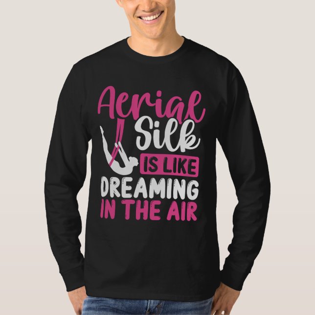 Aerial Silke Aerial Silke Dancer Aerial Circus T Shirt (Framsida)